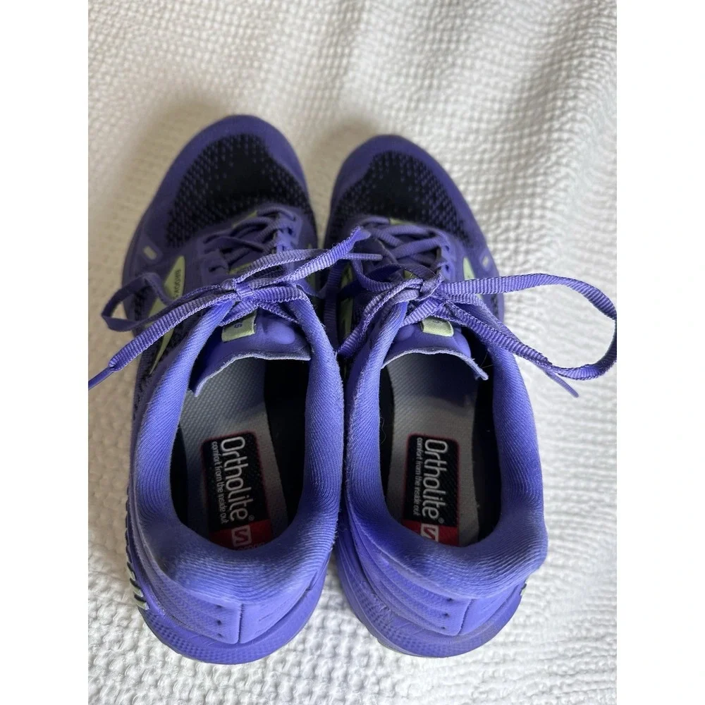 Brooks Launch GTS 9 Womens 9.5 Purple Running Shoes Ortholite Stability EU41